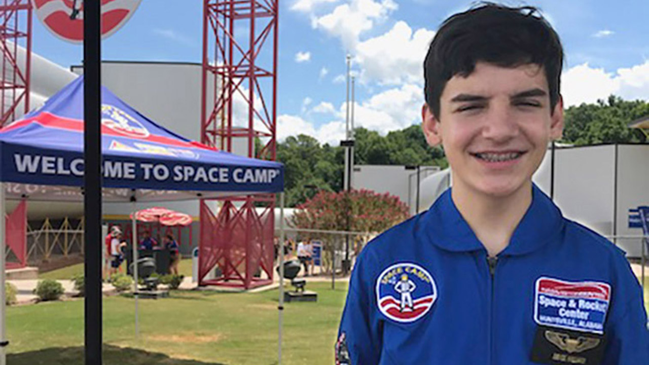 In August 2018, Bryce Hilliard attended Space Camp at the U.S. Space & Rocket Center in Huntsville, AL.