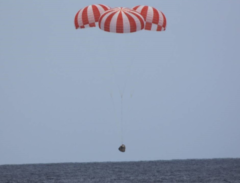 SBC 1 returned to Earth on SpaceXs 17th Commercial Resupply Services mission, which splashed down in the Pacific Ocean on June 3, 2019.