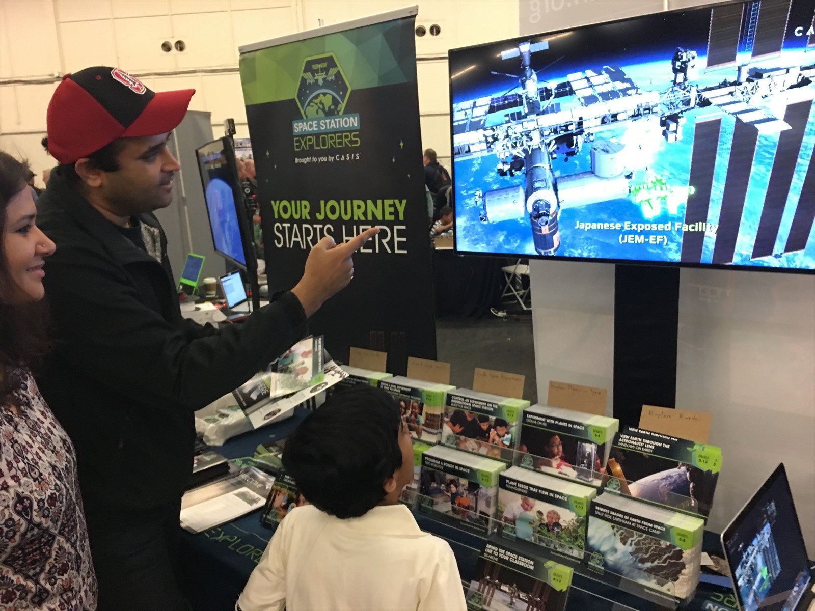 The Space Station Explorers exhibit at the 2018 Bay Area Maker Faire.