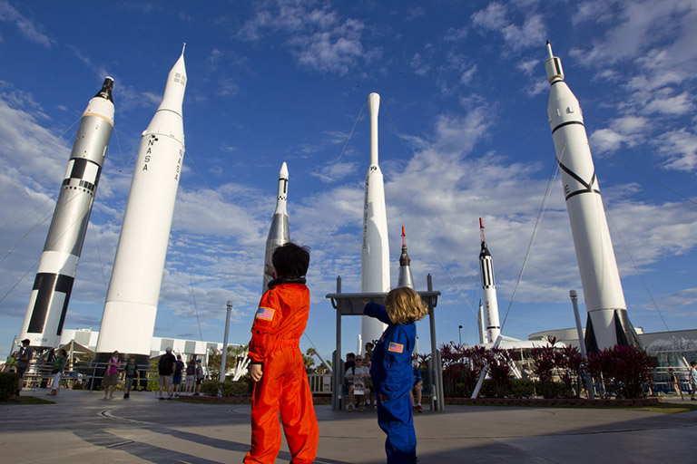 1. April 2, 2018 was a beautiful Florida day with clear skies and gentle winds a great day for a rocket launch!