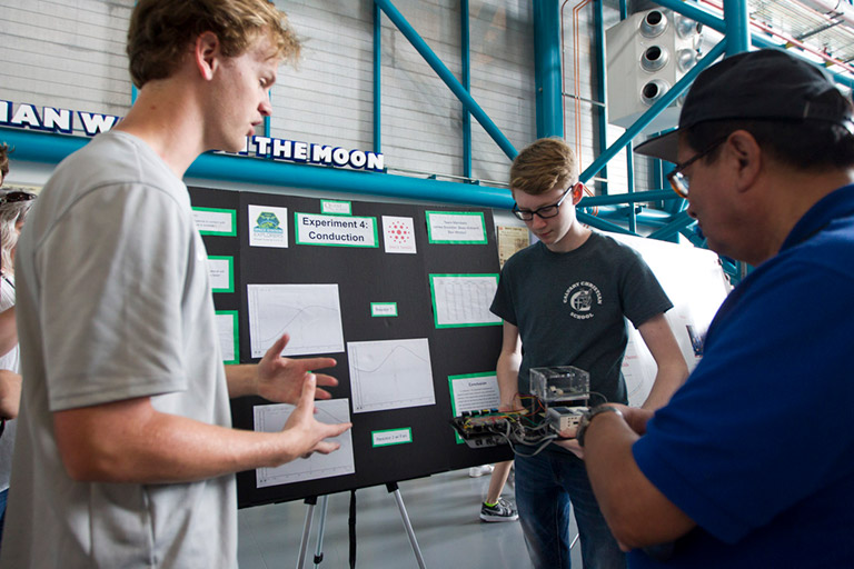 11. James Brewster and Ben Whitted, also from Calvary Christian School, talked about their <a href=