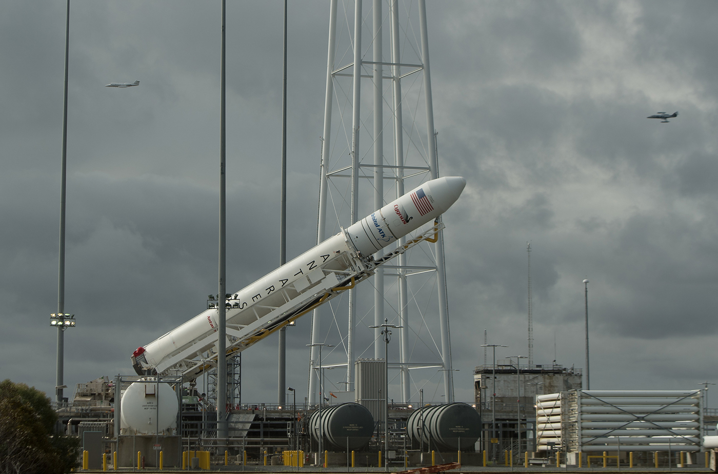 antares raised vertical launchpad