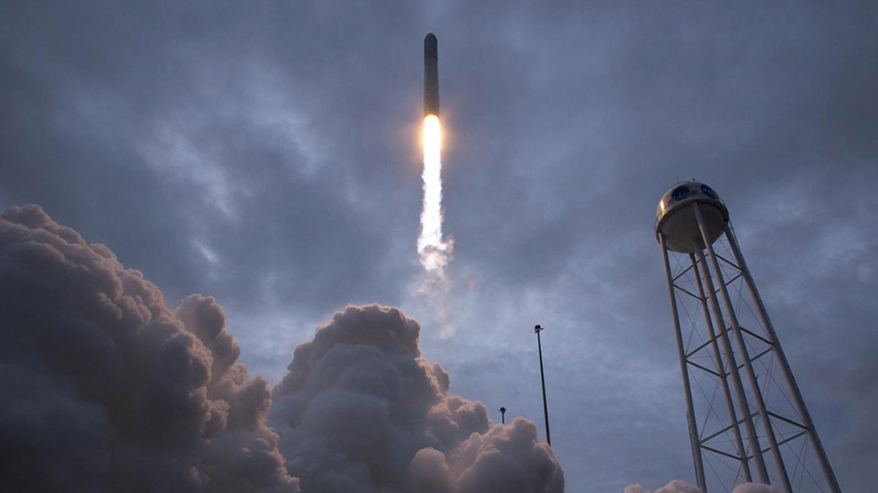 Orbital ATKs eighth Commercial Resupply Services mission (OA 8 for short) launched Sunday, Nov. 12, 2017 at NASAs Wallops Flight Facility in Virginia. An Antares rocket carried a Cygnus capsule packed with 7,400 pounds of cargo.