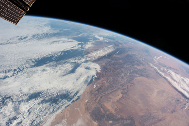 The Atlas Mountains in North Africa.