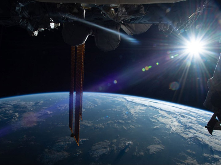 Photo highlighting the beauty of Earth taken by NASA astronaut Anne McClain from 250 miles above Earth onboard the International Space Station.