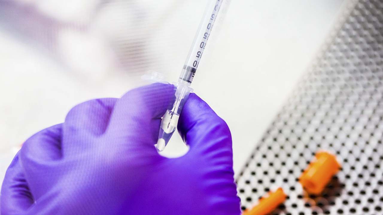 The NELL 1 based osteoporosis therapy was pre loaded in syringes prior to the launch of SpaceX CRS 11 and kept in a freezer until use onboard the ISS.