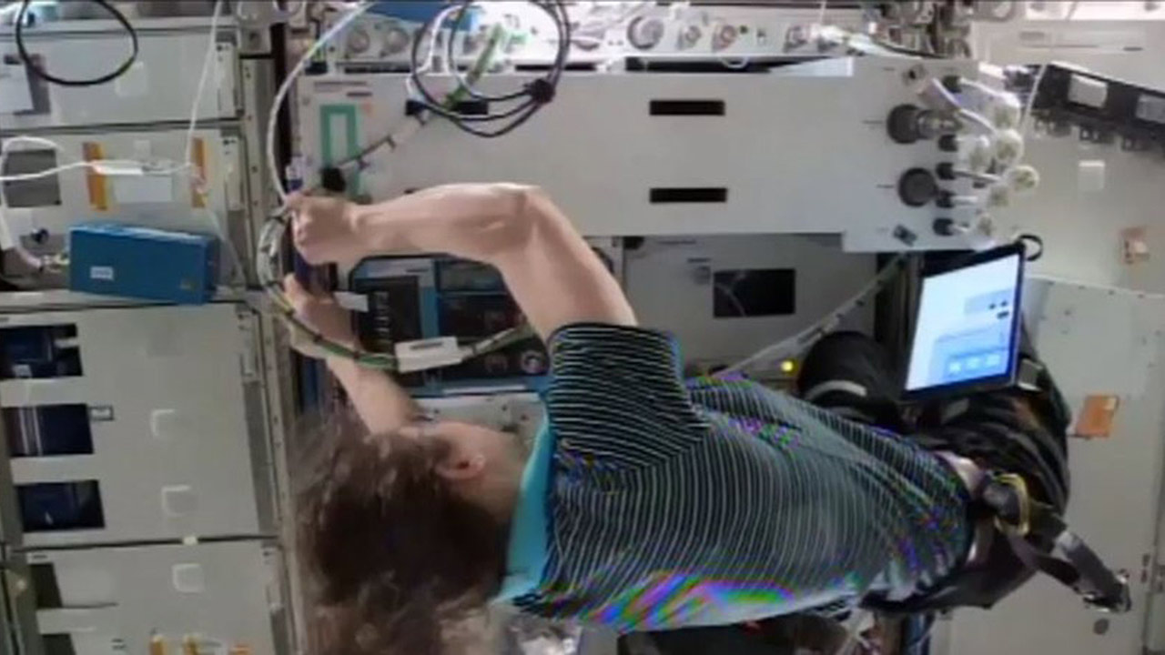 NASA astronaut Christina Koch prepared Spaceborne Computer 1 for its flight home on April 30, 2019, after 657 days of 24x7 operations onboard the ISS.