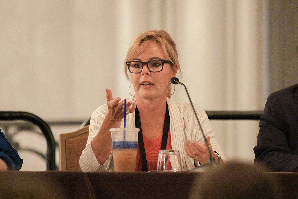 the ISS National Lab Director of Innovation and Sponsored Programs Cindy Bouthot presents at New User Workshop on Day 1 of 2017 ISSR&D Conference.