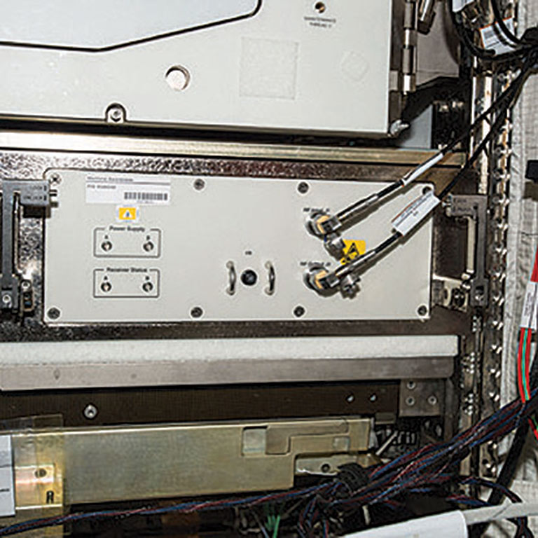 global ais on space station glass
