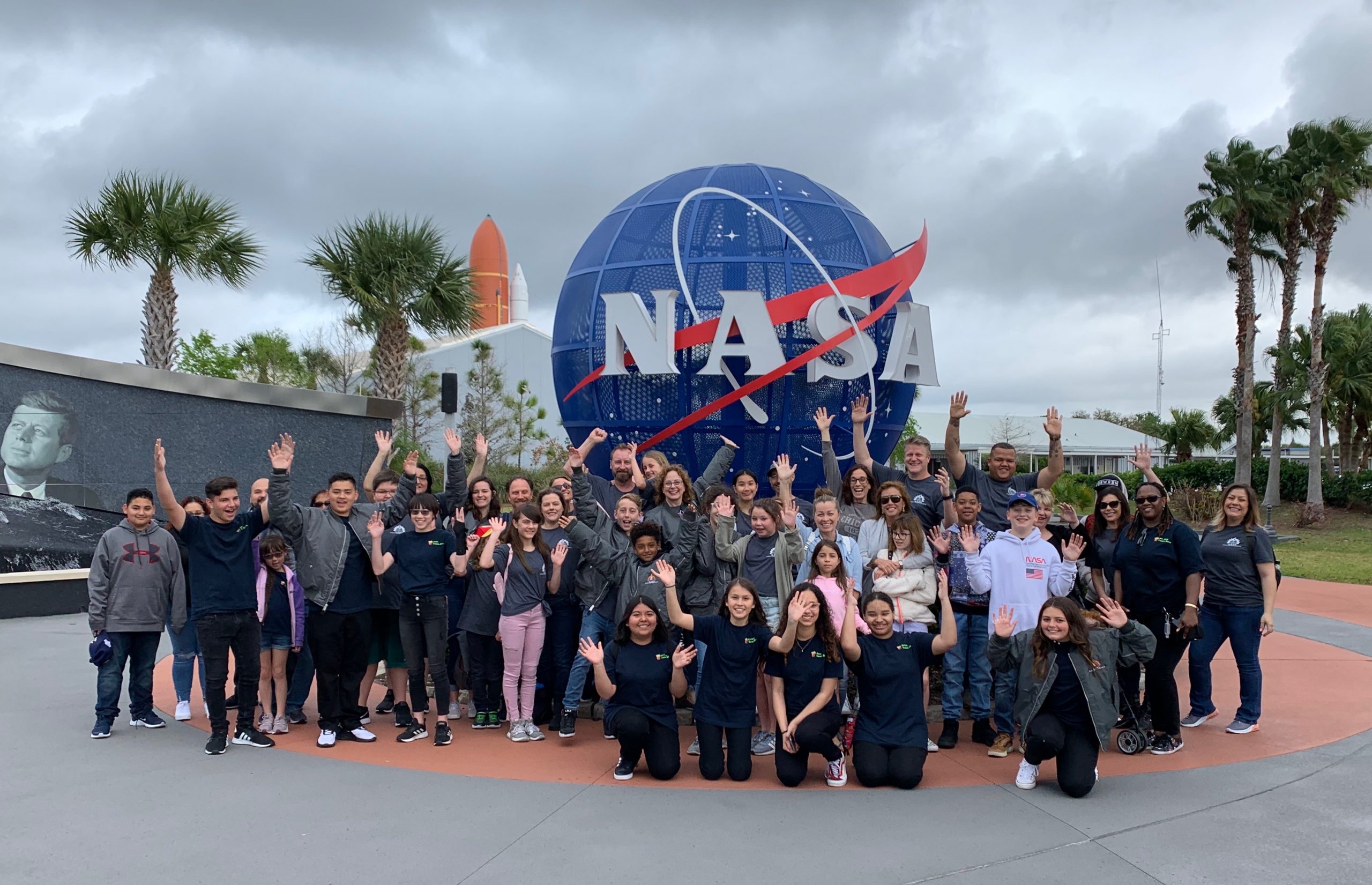 Students from the iLEAD Schools teams that launched DreamUp experiments to the ISS on SpaceX CRS 20.