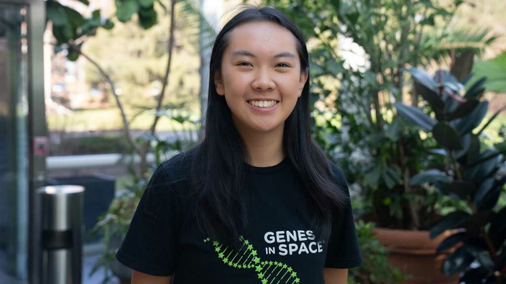 Isabel Jiang is the 2023 winner of the Genes in Space competition.