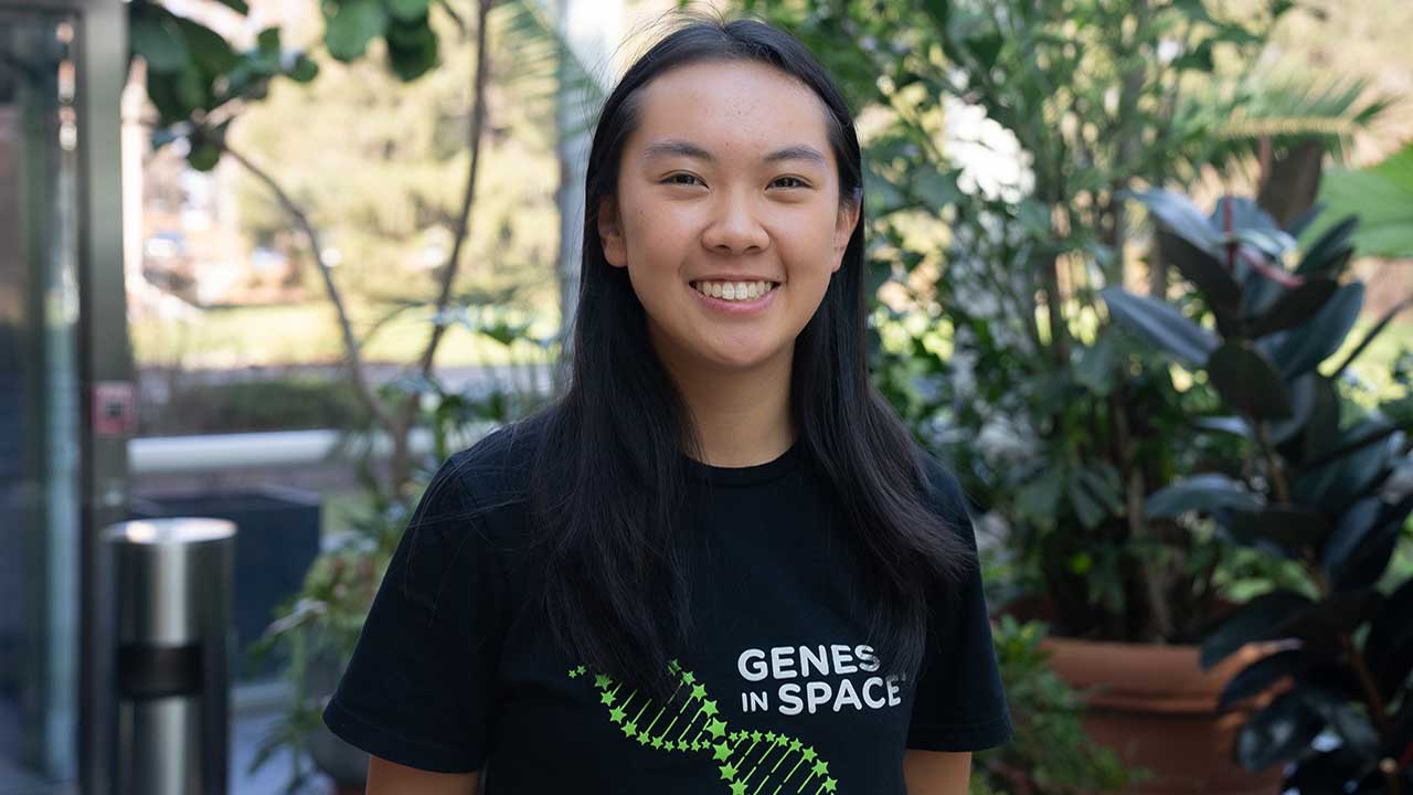 Isabel Jiang is the 2023 winner of the Genes in Space competition.