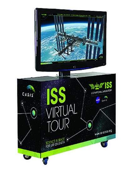 ISS Virtual Tour kiosk