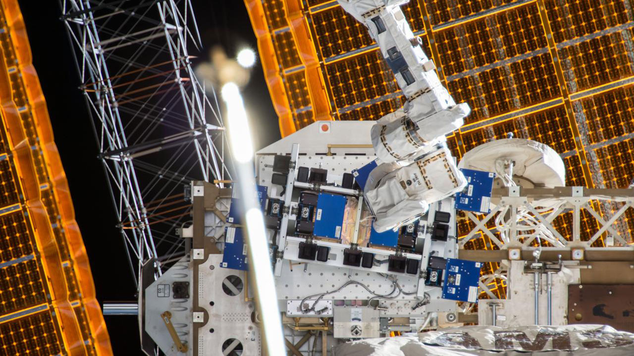 View of the Materials ISS Experiment Flight Facility taken by the External High Definition Camera