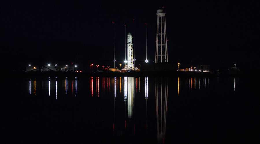 The Northrop Grumman Antares rocket, with Cygnus resupply spacecraft aboard, launched from Pad 0A, Saturday, Nov. 17, 2018, at NASAs Wallops Flight Facility in Virginia.