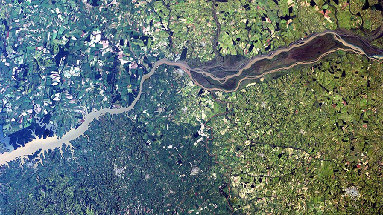The Paran√° River in South America