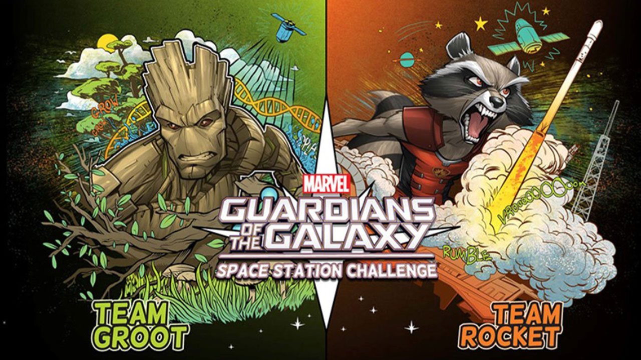 rocket groot galaxy challenge