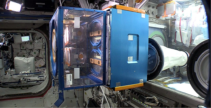 Rodent habitat onboard the ISS National Lab