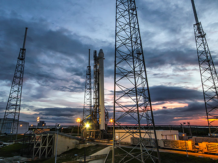 The CRS 4 mission began early in the morning on Sunday, September 21, when Dragon and the Falcon 9 rocket lifted off from SpaceXs Launch Complex 40 at Cape Canaveral, Fla. at 1:52am EDT.