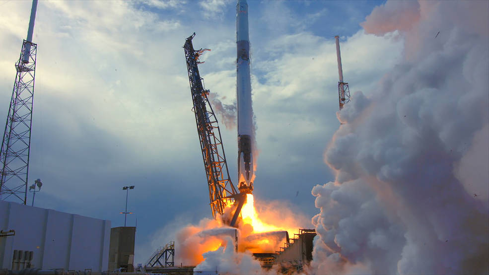 A SpaceX Dragon launched on April 2, 2018 from Cape Canaveral Air Force Station in Florida, delivering more than 5,800 pounds of equipment and research to the International Space Station as part of the 14th SpaceX Resupply Mission.