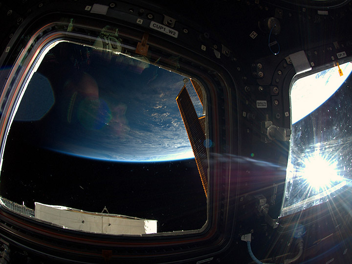 View from Cupola before sunset.