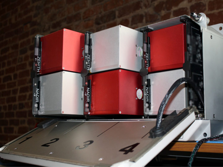 angoLab 1 filled with 21 experiment units (7 per each of the three payload cards). During the first month of installation, power safety, data streaming, and heat mapping experiments will be conducted.