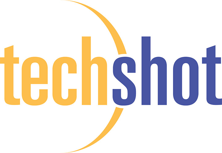 techshot gold blue logo