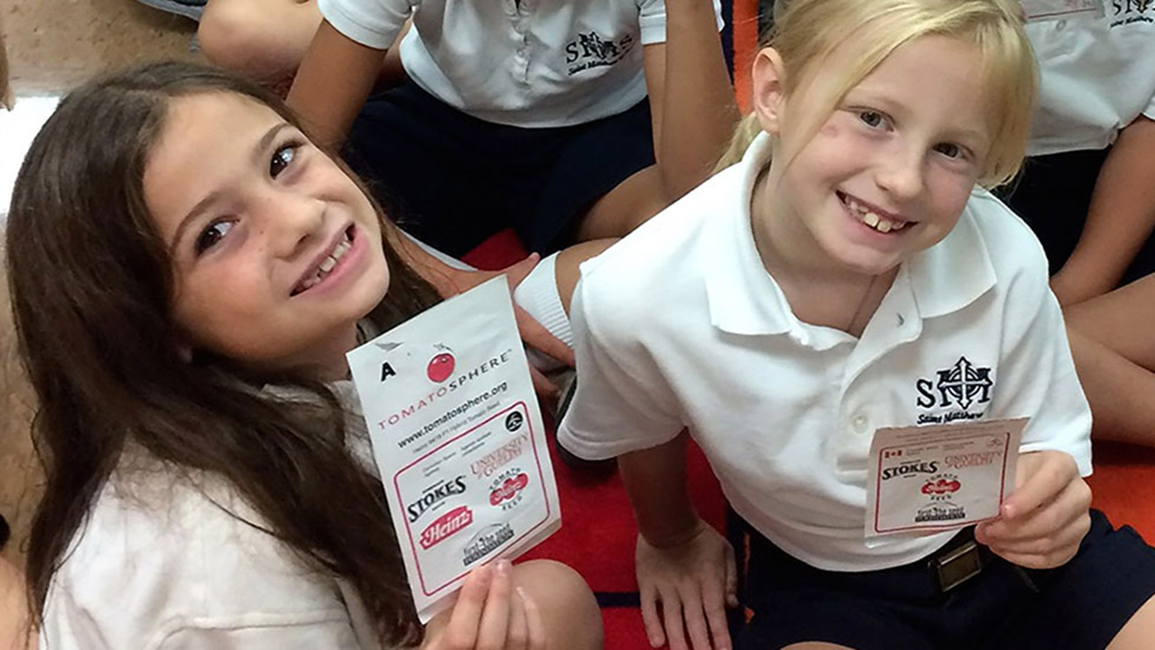 Its usually the first time the students or teachers have ever gotten to hold something that has flown in space. The tiny seeds in one of these packets have orbited Earth more than 500 times traveling over 10 million miles aboard one of humanitys greatest achievements in cooperation and engineering!