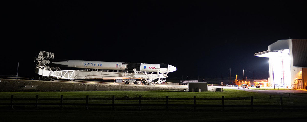 A SpaceX Falcon 9 rocket with the company's Crew Dragon spacecraft onboard is seen as it is rolled out to the launch pad at Launch Complex 39A as preparations continue for the Crew 5 mission, Saturday, Oct. 1, 2022, at NASAs Kennedy Space Center in Florida.