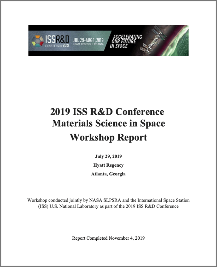 2019-iss-rd-materials-space-report-cover 2019 iss rd materials space report cover