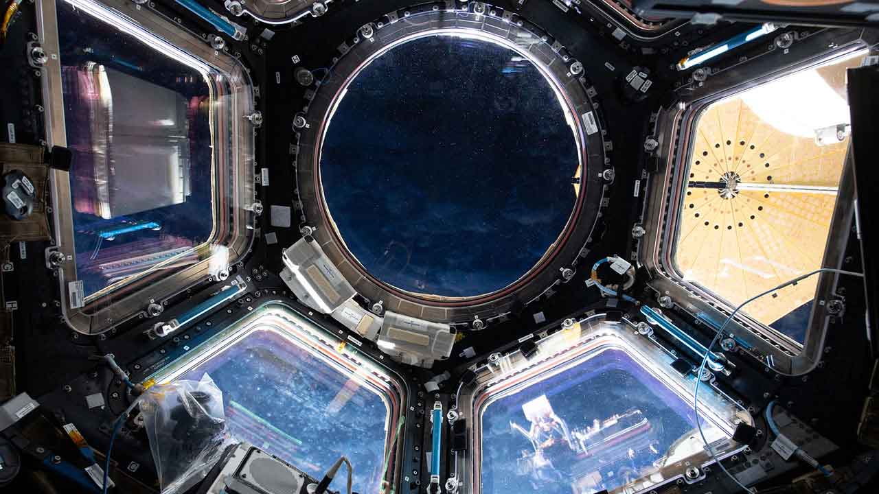 cupola-night-view Orbital nighttime seen through the International Space Stations cupola