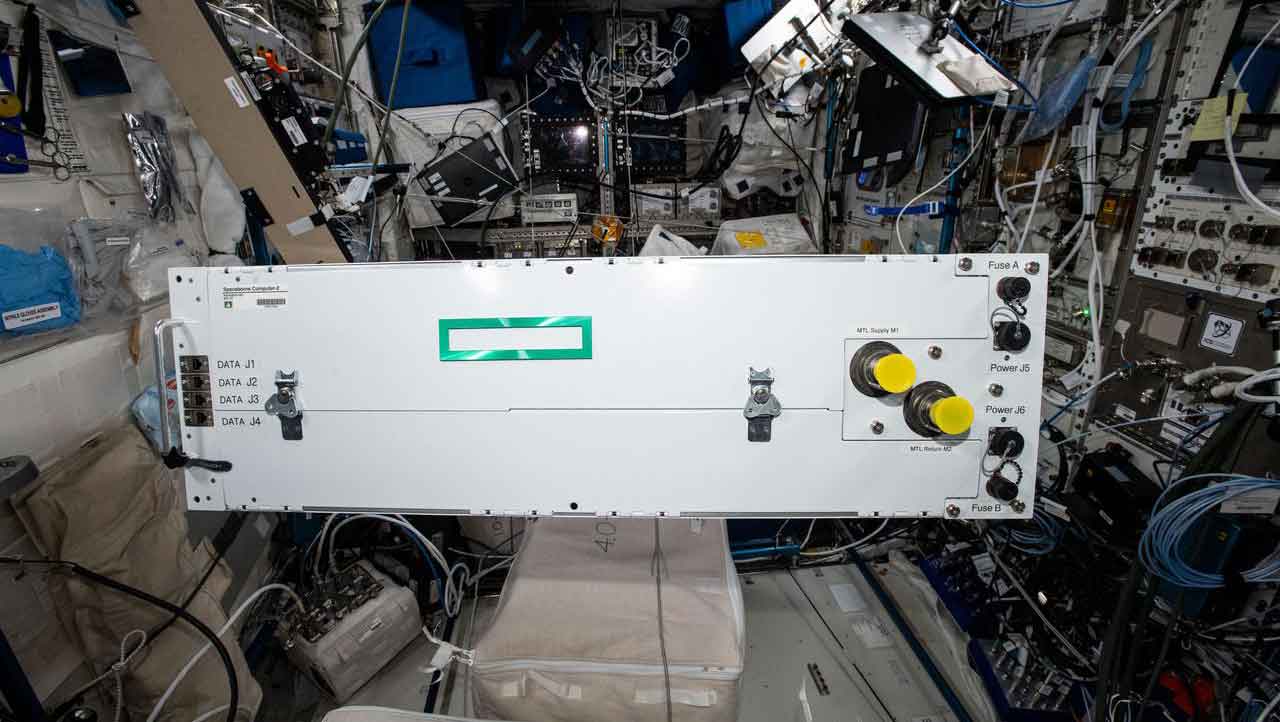 harsh-conditions-hp-sbc2 Spaceborne Computer-2 High Performance Commercial Off-The-Shelf (COTS) Computer System on the ISS (Spaceborne Computer-2) aboard the International Space Station (ISS).