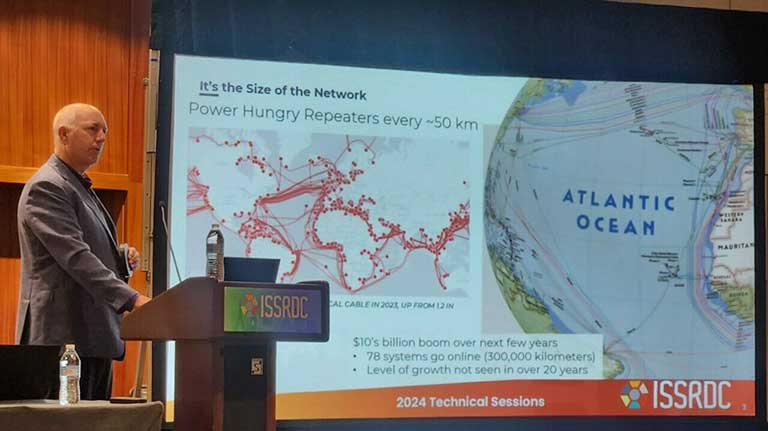 Michael Vestel, Flawless Photonics CTO, presents at the 2024 ISSRDC Workshop: In-Space Production Applications in Advanced Materials & Manufacturing