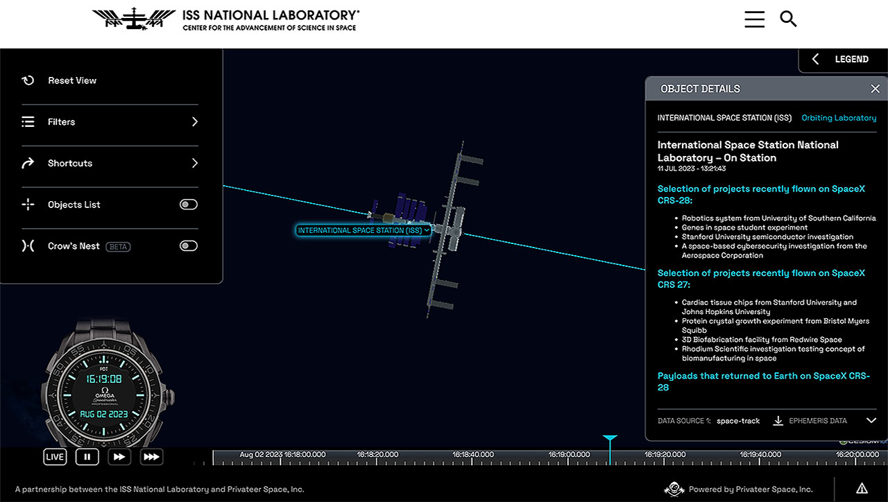 privateer-screen The International Space Station (ISS) National Laboratory and Privateer Space, a leader in space decision intelligence and data infrastructure, announced a partnership to bring additional resources to the growing space economy.