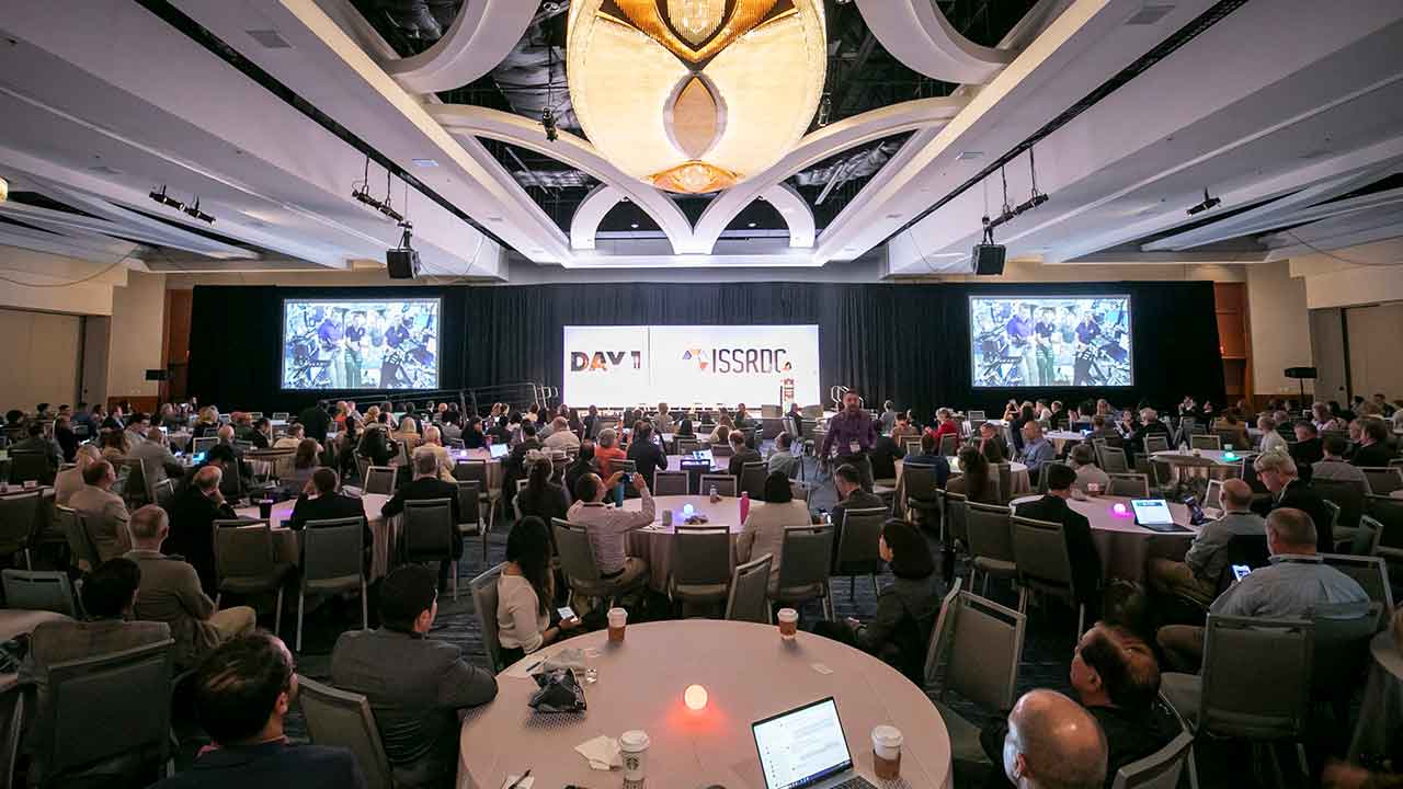 AR24-outreach The live astronaut downlink was a highlight of ISSRDC 2024.
